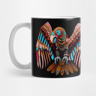 Condor bird, ethno folk art style Mug